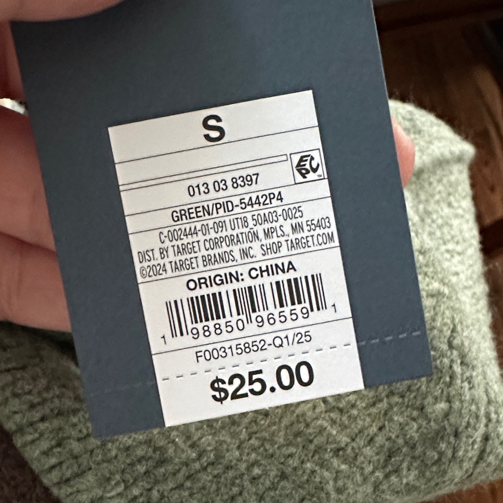 Universal Thread Olive Green Short Sleeve Cropped Cardigan - Picture 6 of 7
